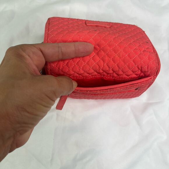 Vera Bradley Neon Orange Trifold Quilted Wallet, casual, classic, functional - Picture 9 of 11